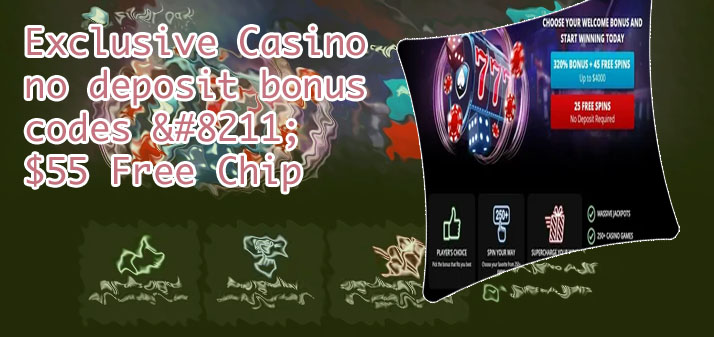 Exclusive casino no deposit bonus codes